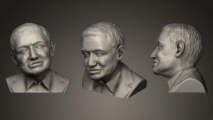 3D модель Стивен Хокинг (STL)